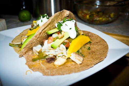 Tilapia Fajitas