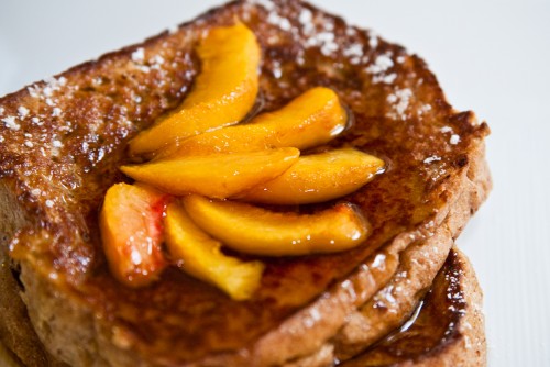 20090808 - Peaches & Irish Cream French Toast 20090808 - Peaches & Irish Cream French Toast